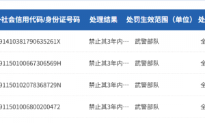 围标串标敢碰军采红线？大地、太平、阳光等蒙分支机构被3年禁入