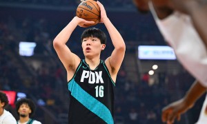 开拓者明日战鹈鹕 杨瀚森因面部挫伤出战成疑